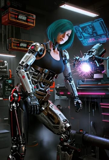 Cyberpunk Samurai