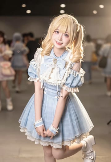 Lace Frills Short Dress
