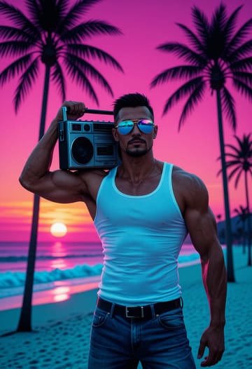 Synthwave Stijl