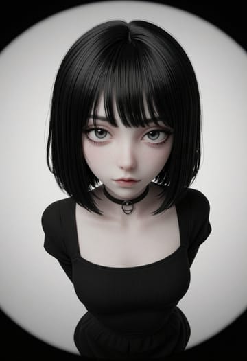 3D Goth Fisheye
