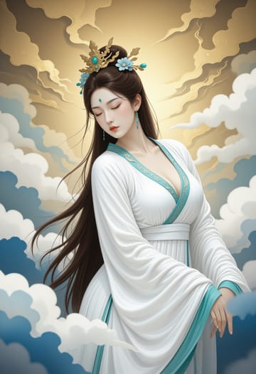 Dunhuang Muurfresco Stijl