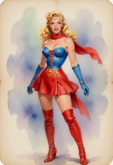 Supergirl 40-letnia