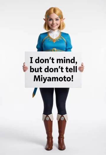 Realistic TotK Zelda