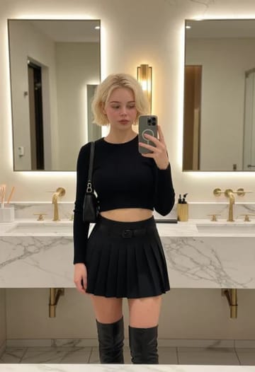 Krótkie Blond Włosy