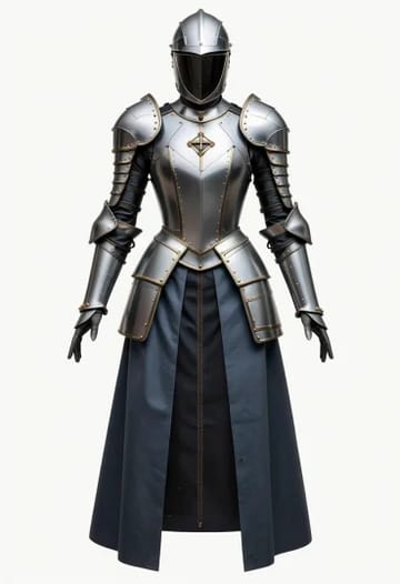 Gepanzertes Kleid